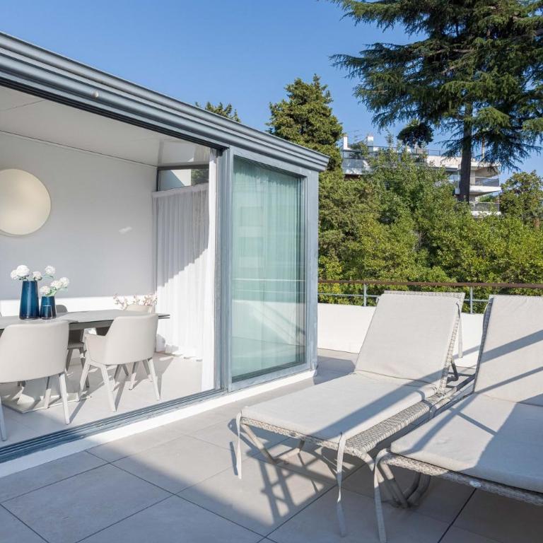 Terrasses de Montfleury - Spacieux, 2 terrasses, parking privé, piscine, 15 min du Palais et Plages - Appartement avec Terrasse - 21