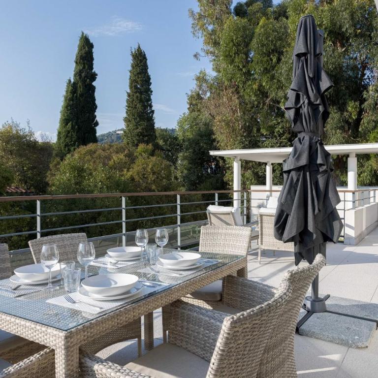 Terrasses de Montfleury - Spacieux, 2 terrasses, parking privé, piscine, 15 min du Palais et Plages - Appartement avec Terrasse - 2