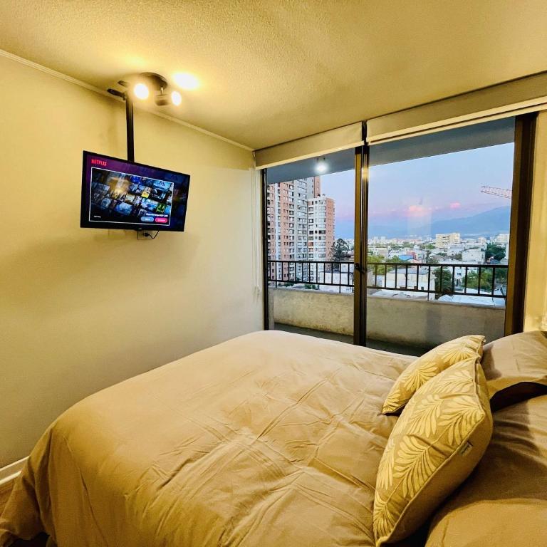 Modern Studio in Downtown Santiago Parking AC Gym - Apartamento de 1 dormitorio - 17