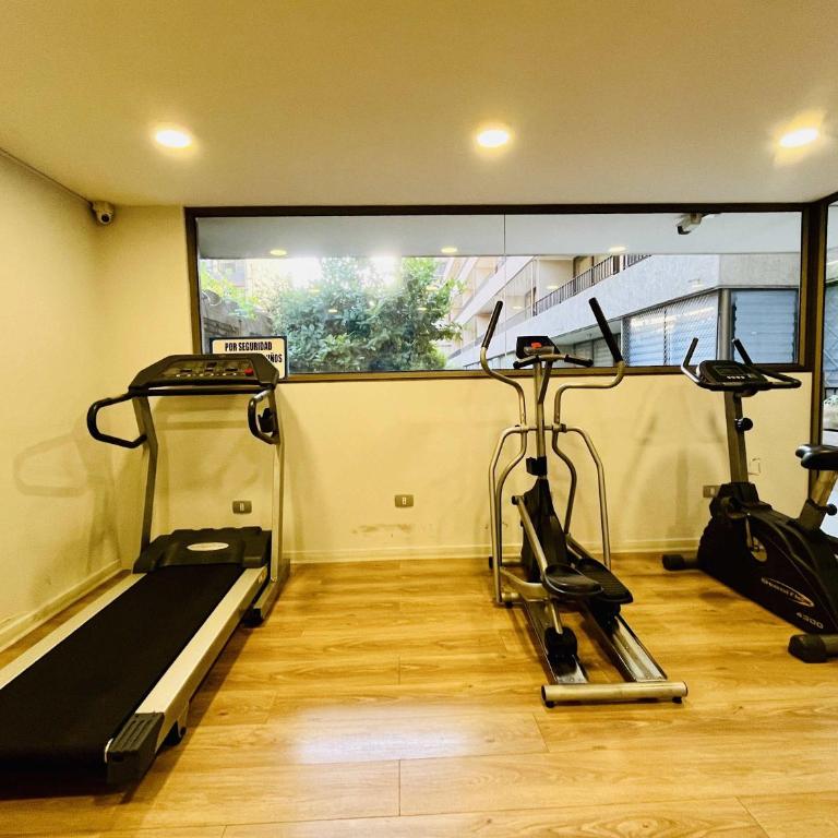 Modern Studio in Downtown Santiago Parking AC Gym - Apartamento de 1 dormitorio - 31
