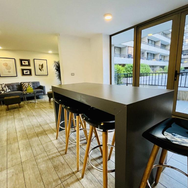 Modern Studio in Downtown Santiago Parking AC Gym - Apartamento de 1 dormitorio - 36