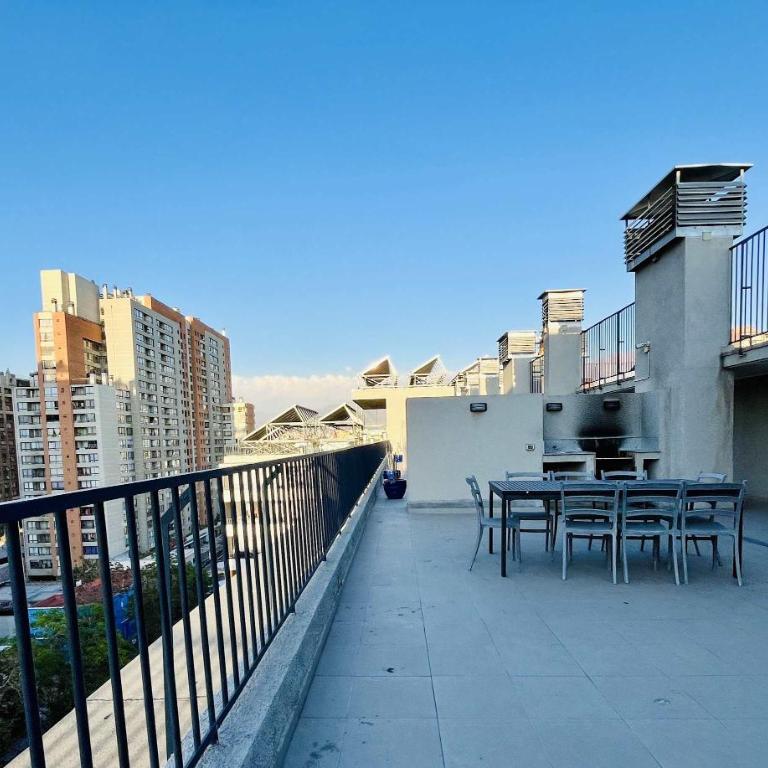 Modern Studio in Downtown Santiago Parking AC Gym - Apartamento de 1 dormitorio - 39
