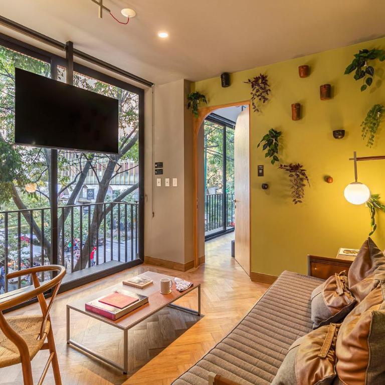 Kukun Londres Juarez - Superior Apartment mit Balkon - 7