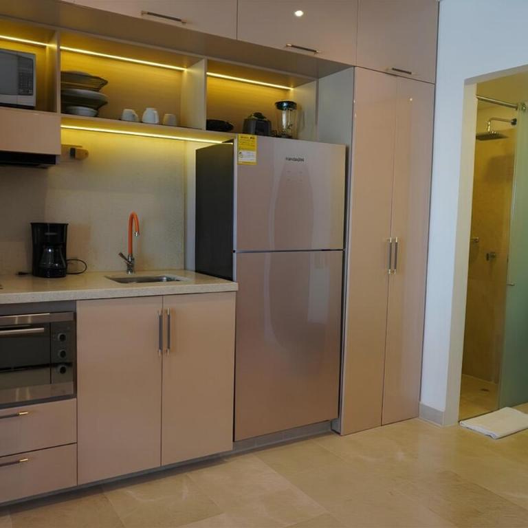 Apartamento con vista al mar piscinas jacuzzi y baño turco en Cartagena Beach Resort 13 09 - One-Bedroom Apartment - 16