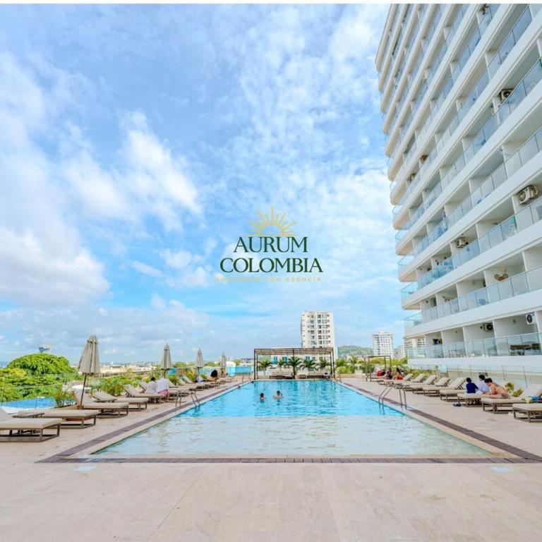 Apartamento con vista al mar piscinas jacuzzi y baño turco en Cartagena Beach Resort 13 09 - One-Bedroom Apartment - 28