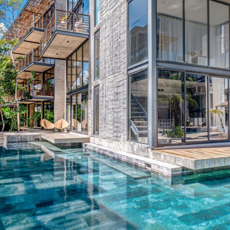 Nuju Rentals Xalet Tulum - Cenote Pool Jacuzzi & Sauna - Apartment mit 1 Schlafzimmer - 6