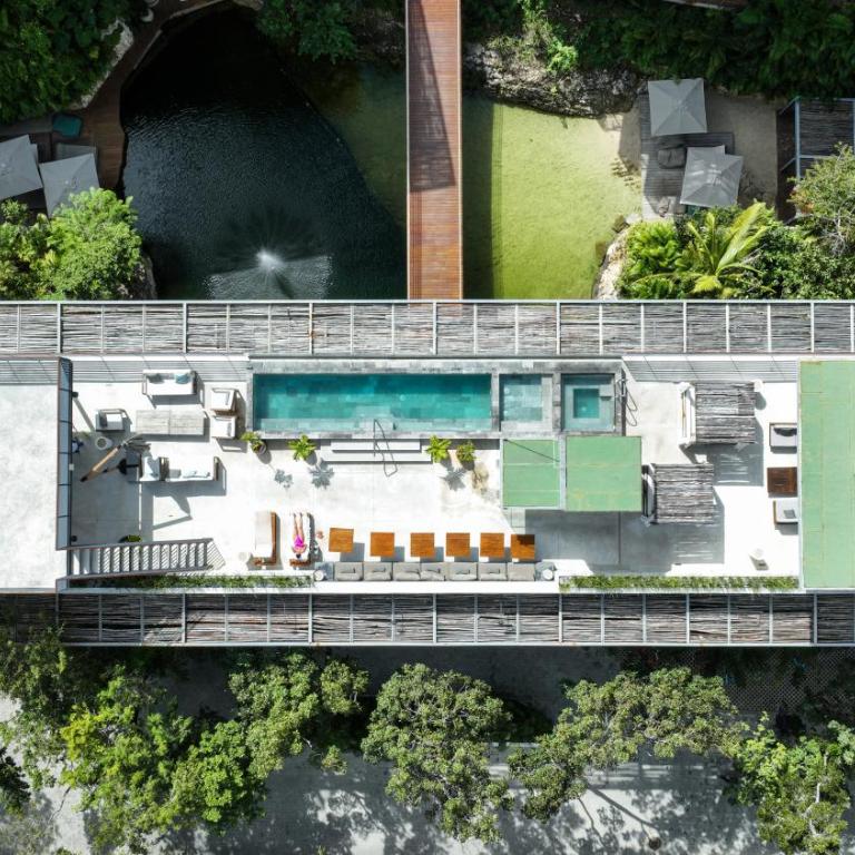 Nuju Rentals Xalet Tulum - Cenote Pool Jacuzzi & Sauna - Apartment mit 1 Schlafzimmer - 9