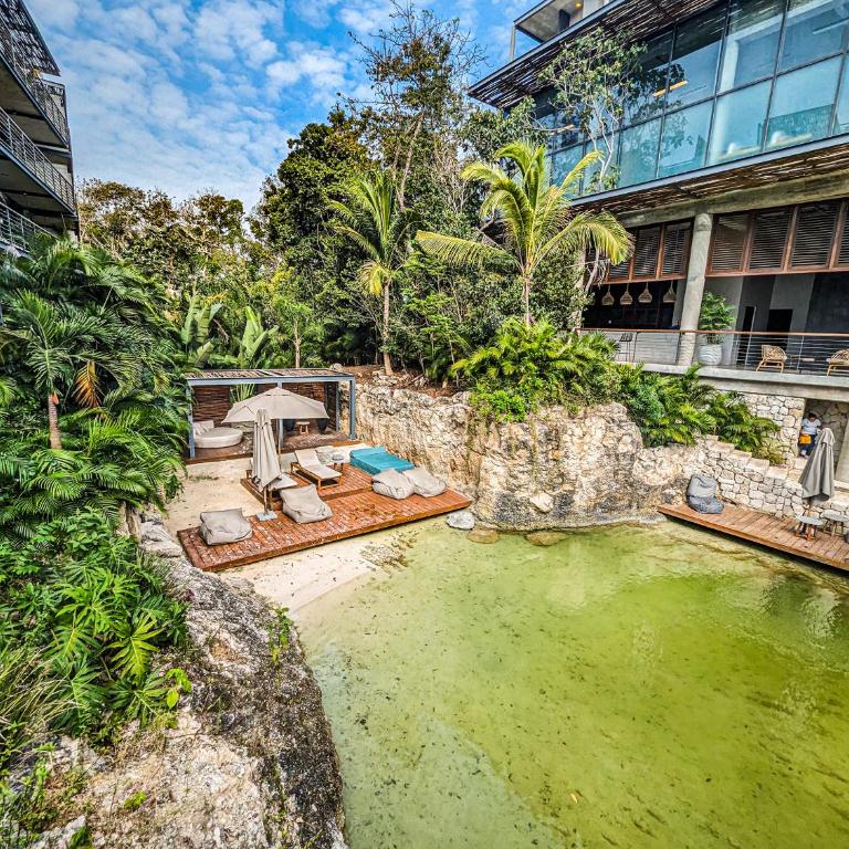 Nuju Rentals Xalet Tulum - Cenote Pool Jacuzzi & Sauna - Apartment mit 1 Schlafzimmer - 14