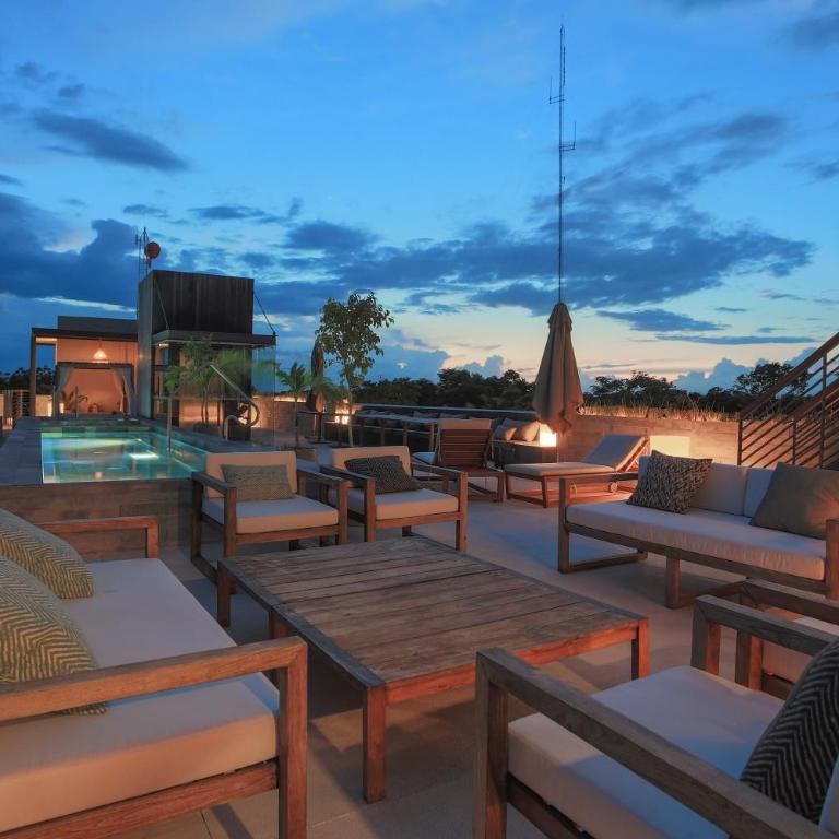 Nuju Rentals Xalet Tulum - Cenote Pool Jacuzzi & Sauna - Apartment mit 1 Schlafzimmer - 16