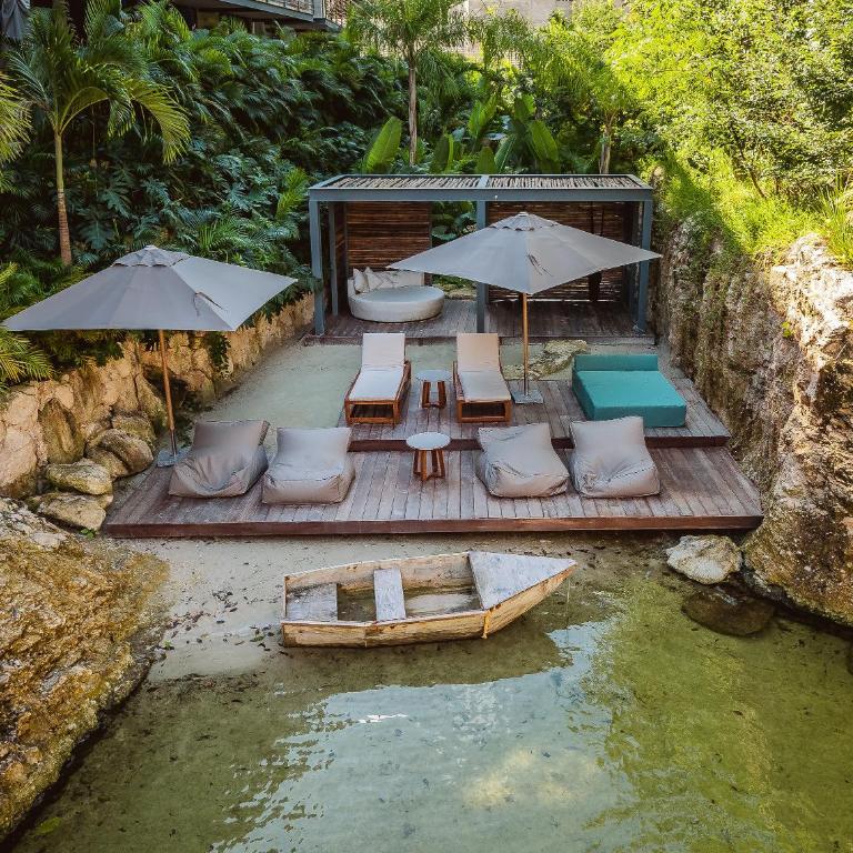 Nuju Rentals Xalet Tulum - Cenote Pool Jacuzzi & Sauna - Apartment mit 1 Schlafzimmer - 48