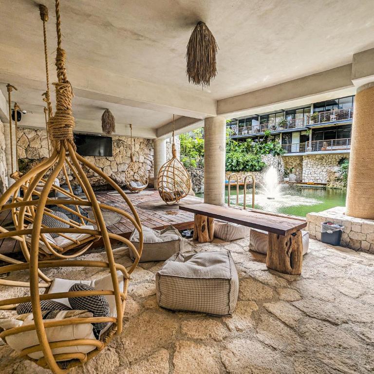 Nuju Rentals Xalet Tulum - Cenote Pool Jacuzzi & Sauna - Apartment mit 1 Schlafzimmer - 51