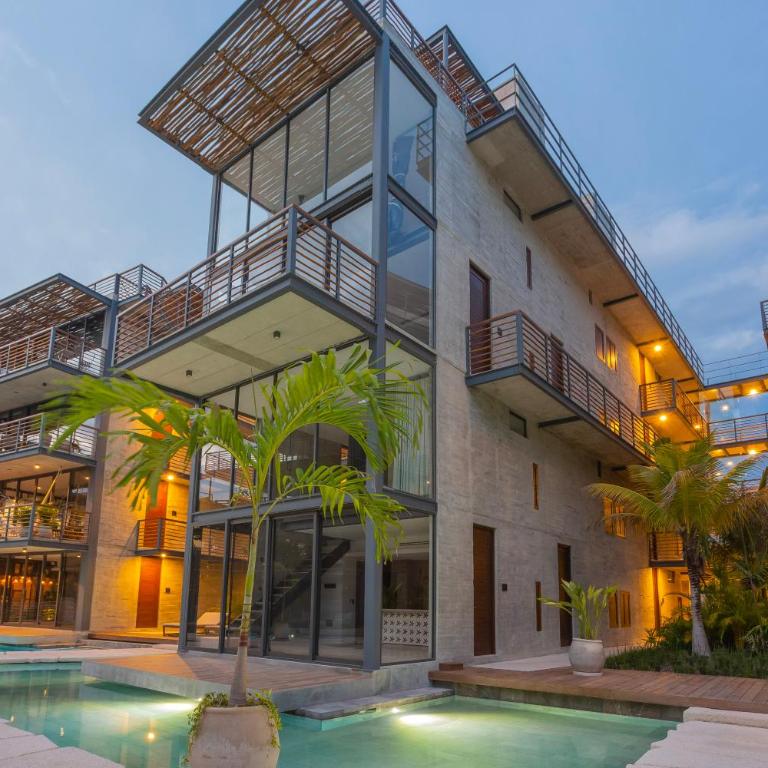 Nuju Rentals Xalet Tulum - Cenote Pool Jacuzzi & Sauna - Apartment mit 1 Schlafzimmer - 52