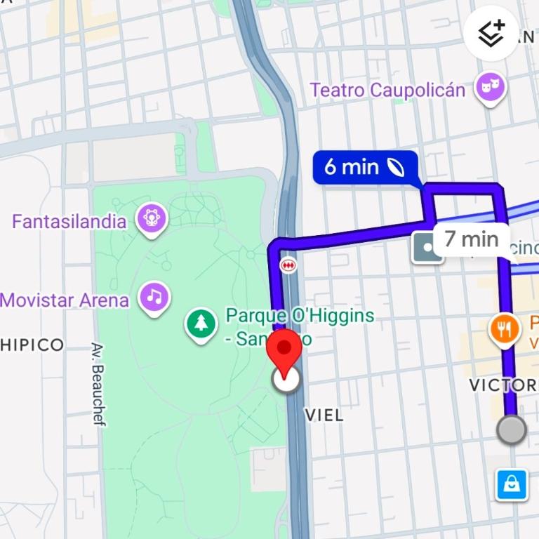 Apartamento equipado con cocina, wifi, baño l Movistar Arenas, Fantasilandia, Santiago centro - Apartamento de 1 dormitorio - 13