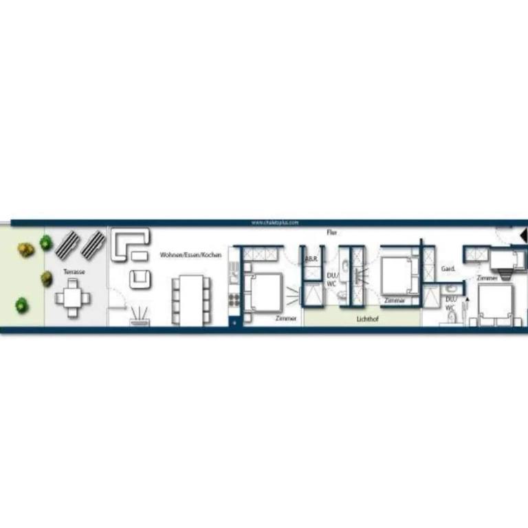 Bright Apartment with Garden for 8 - Ferienhaus mit 3 Schlafzimmern - 31
