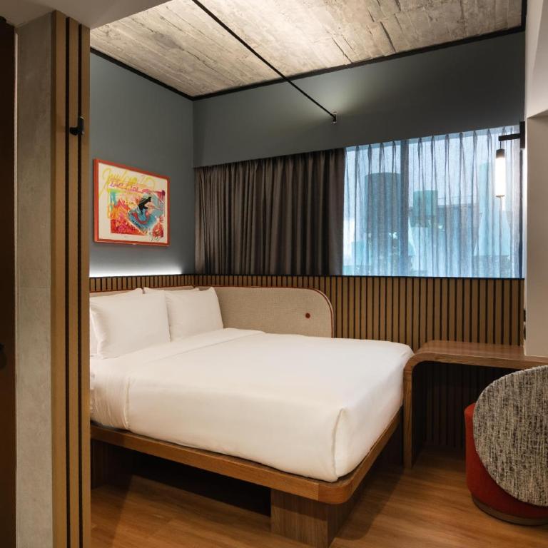 Motto By Hilton Guadalajara Centro Historico - Petite Chambre Lit Queen-Size - 1