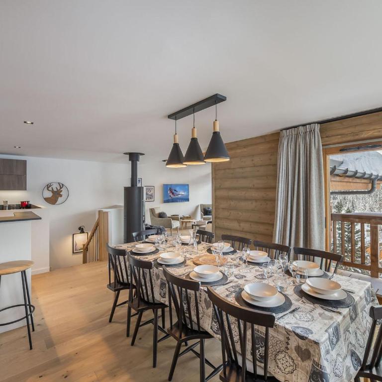 Chalet moderne à Méribel, proche pistes avec parking - Chalet con 3 Camere da Letto - 7