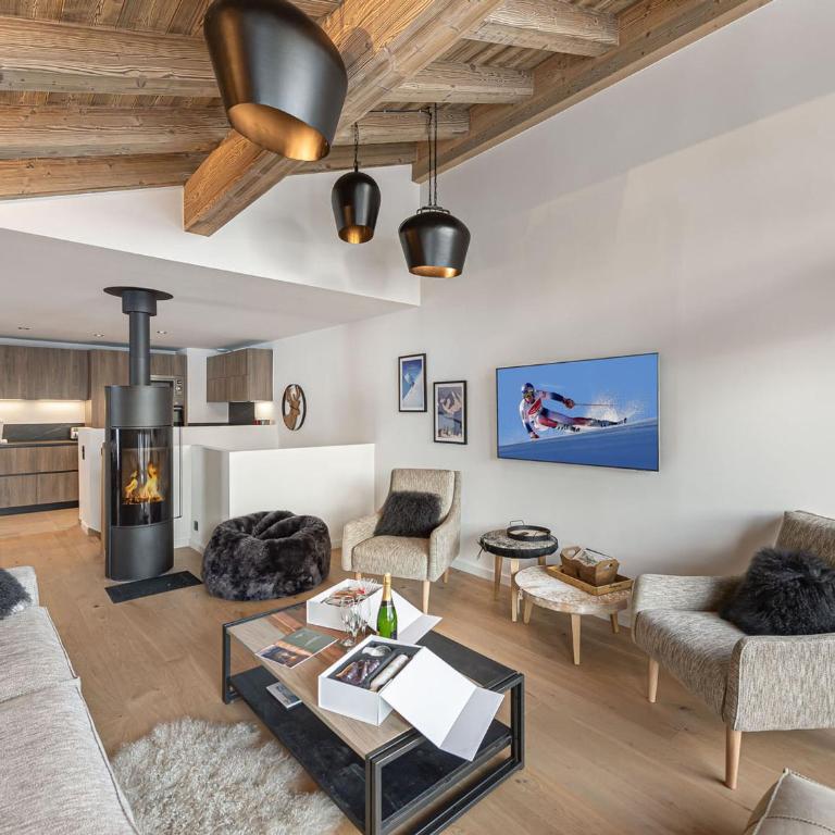 Chalet moderne à Méribel, proche pistes avec parking - Chalet con 3 Camere da Letto - 9