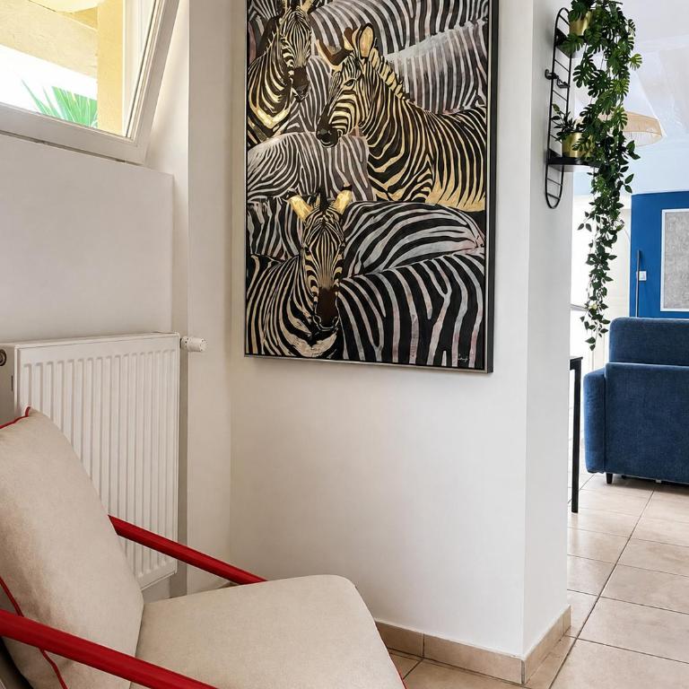 Charmant cocon 2 a 4 pers - Ambiance Safari Bleu - Apartment - 8