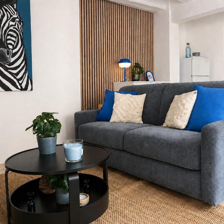 Charmant cocon 2 a 4 pers - Ambiance Safari Bleu - Apartment - 11
