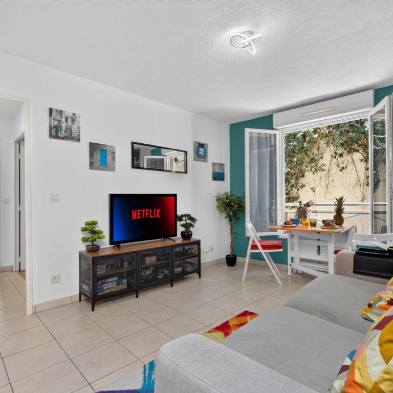 Chaleureux 2P Central, Frontière Monaco - HH - Appartement 2 Chambres - 4
