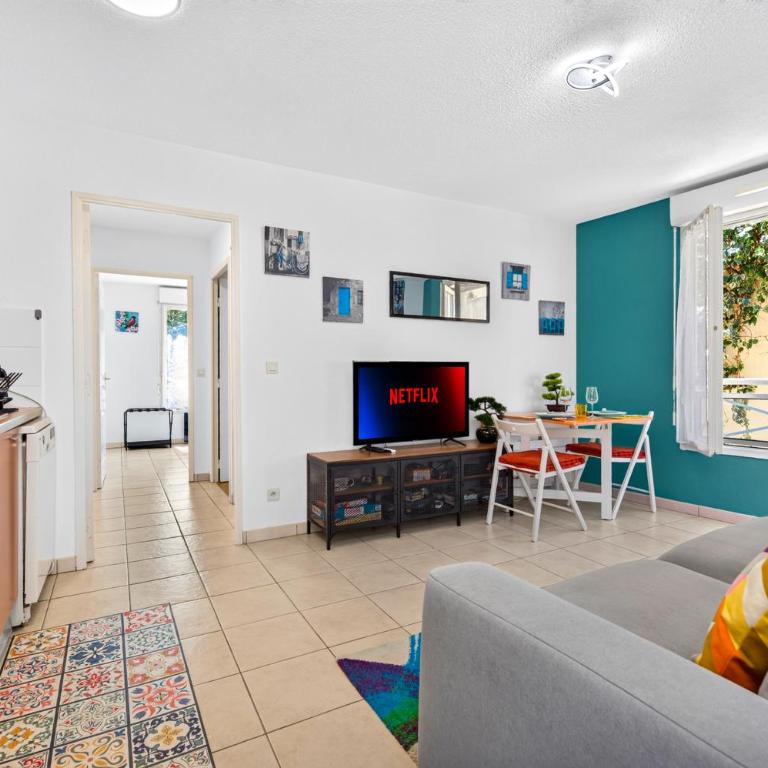 Chaleureux 2P Central, Frontière Monaco - HH - Appartement 2 Chambres - 5