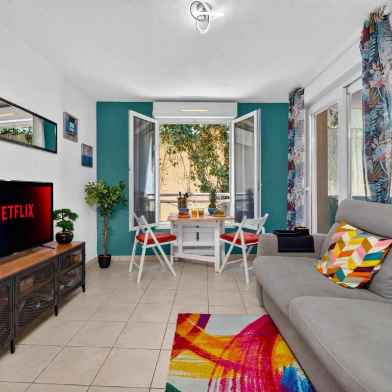 Chaleureux 2P Central, Frontière Monaco - HH - Appartement 2 Chambres - 6
