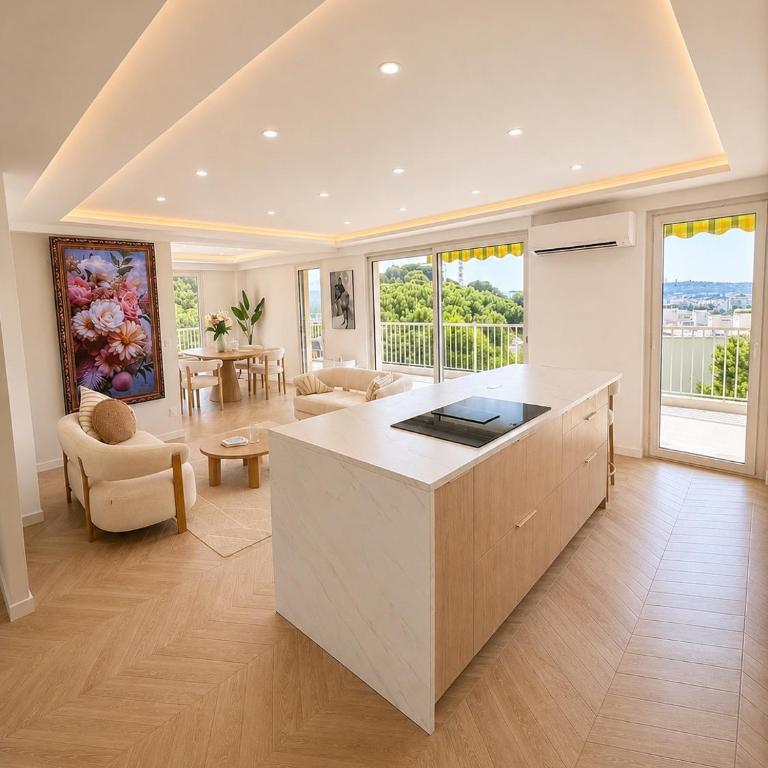 MAGNIFIQUE 3 PIÈCES 80m2 ANTIBES AVEC PISICINE - Appartement 2 Chambres - 1