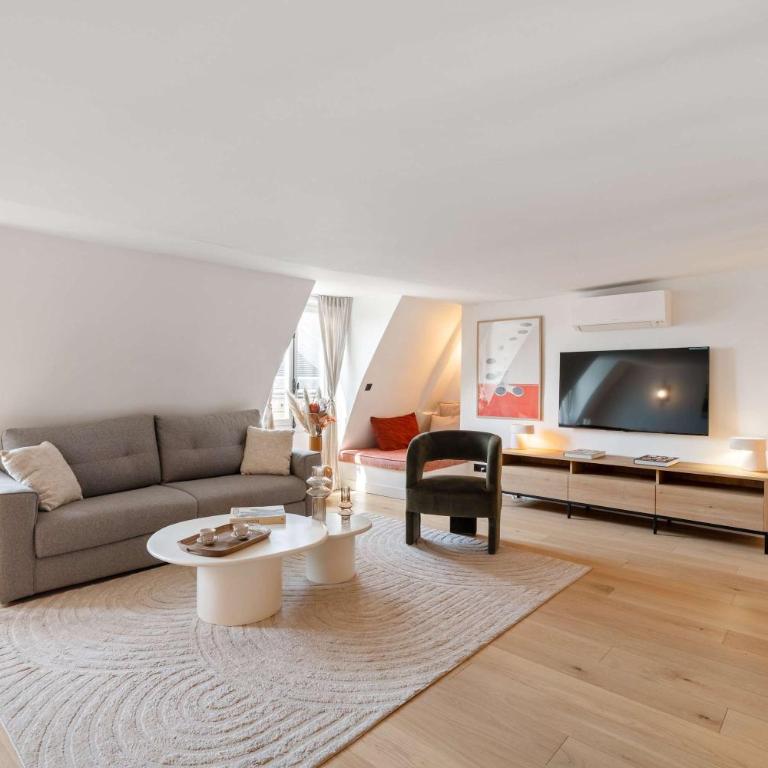 Luxurious flat with AC & lift - Luxembourg Gardens - Appartement - 9