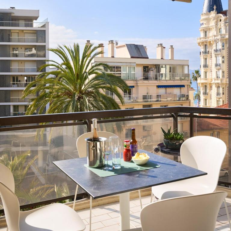 Upstays Croisette 75m2 2Br with terasse - Appartement 2 Chambres avec Balcon et Terrasse - 10