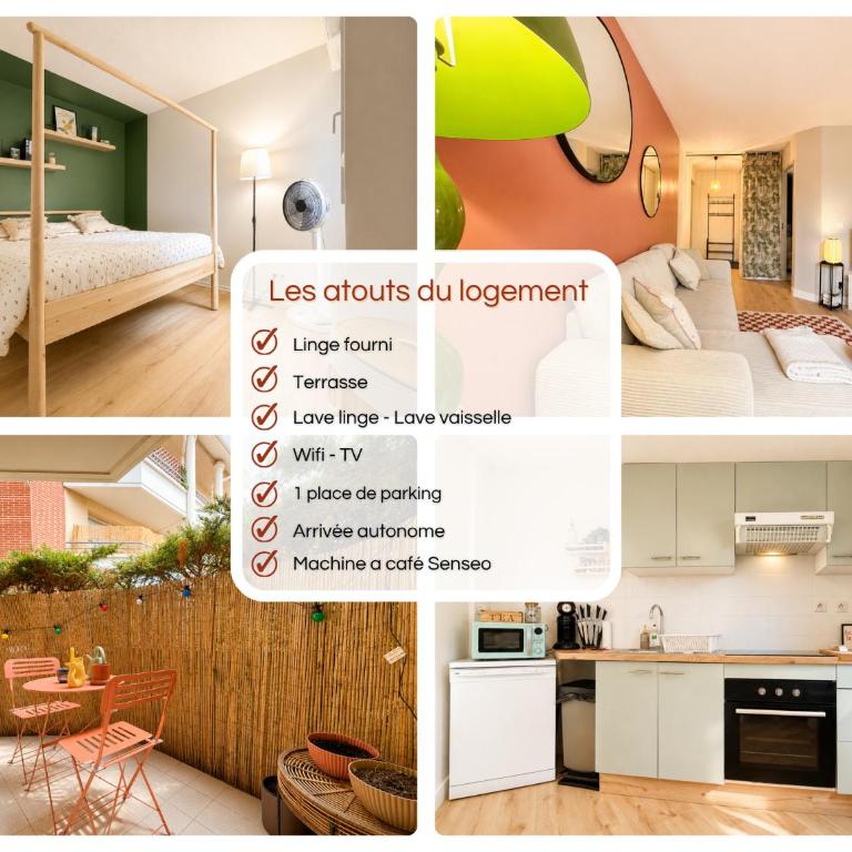 "Ô la Vache !" Terrasse - Parking - Wifi - Apartment mit 2 Schlafzimmern - 2