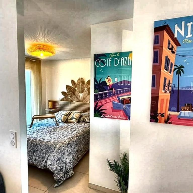 Nice Riviera Skyline - 1 chambre / 2 couchages - 16è étage - EcoVallée - Appartement 1 Chambre Supérieur avec Balcon - 2