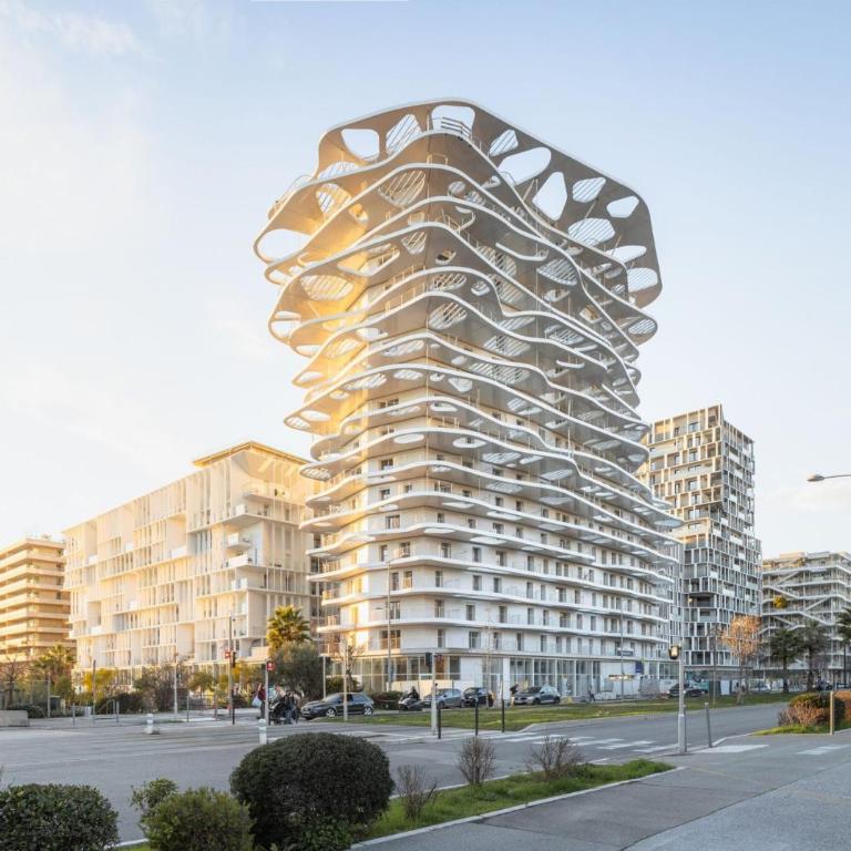 Nice Riviera Skyline - 1 chambre / 2 couchages - 16è étage - EcoVallée - Appartement 1 Chambre Supérieur avec Balcon - 5