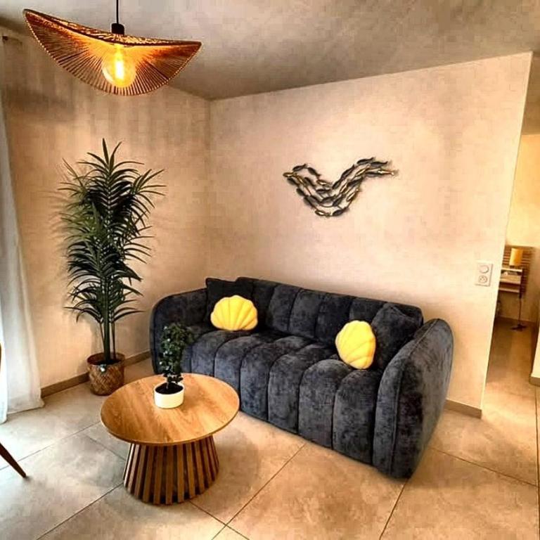 Nice Riviera Skyline - 1 chambre / 2 couchages - 16è étage - EcoVallée - Appartement 1 Chambre Supérieur avec Balcon - 9