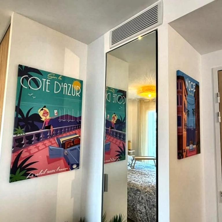 Nice Riviera Skyline - 1 chambre / 2 couchages - 16è étage - EcoVallée - Appartement 1 Chambre Supérieur avec Balcon - 13