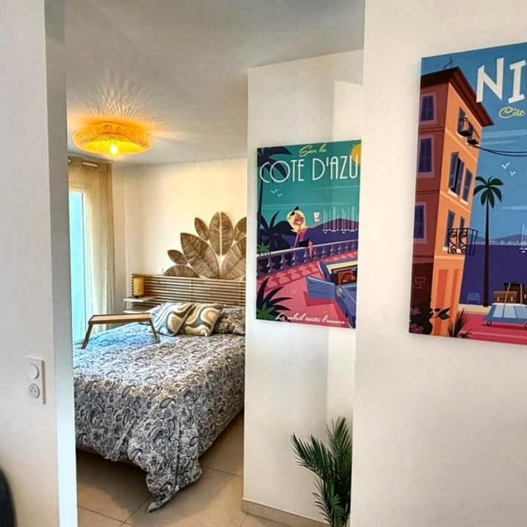 Nice Riviera Skyline - 1 chambre / 2 couchages - 16è étage - EcoVallée - Appartement 1 Chambre Supérieur avec Balcon - 1