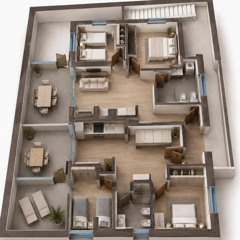 San Blas Coastal Boutique Apartments - Apartment mit 2 Schlafzimmern - 8