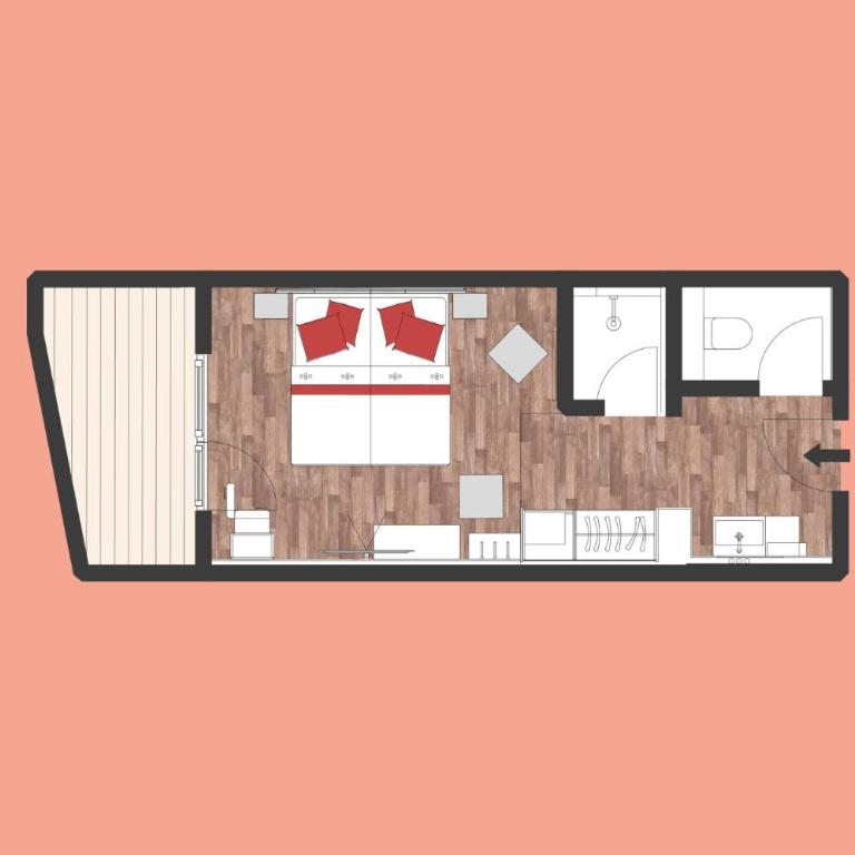 Hotel Astrid mit Panoramapool & inklusive JokerCard - Deluxe Doppelzimmer mit Balkon - 2