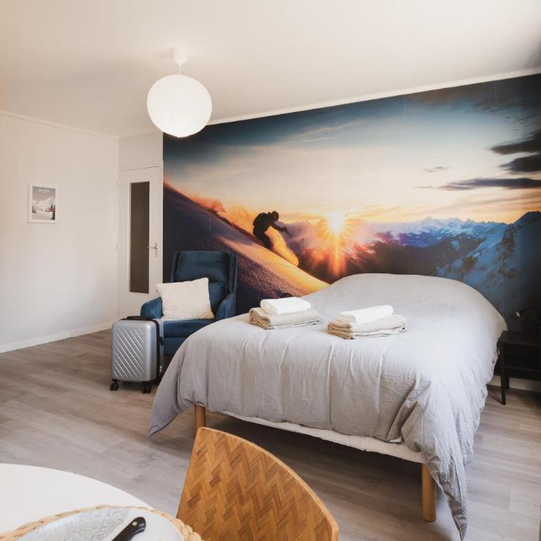 Le Skieur - Studio Cosy au coeur de Grenoble - One-Bedroom Apartment - 6