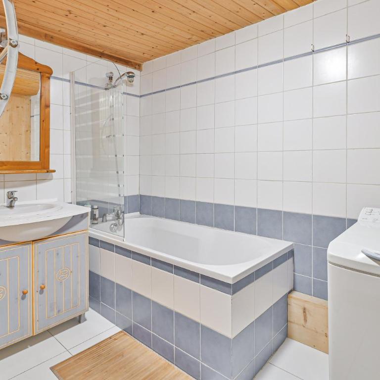 Appart T3 cosy cœur La Giettaz - Appartement 2 Chambres avec Vue sur la Montagne - 16