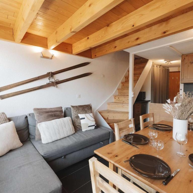 Duplex authentique 6 pers au cœur de Val Thorens avec balcon, local à ski, et box en option - Appartement 3 Chambres - 3