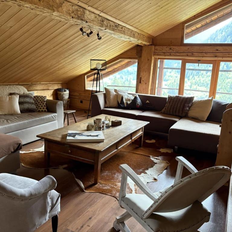 Chalet 4 pièces, 8 pers., Wifi, Parking, Châtel - FR-1-676-43 - Apartamento - 1