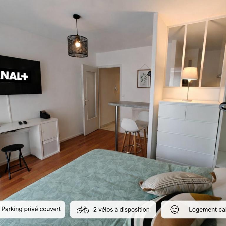 T1 bis rénové Grenoble et parking - Appartement 1 Chambre - 1