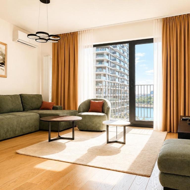 Belgrade Waterfront - Urban Harmony Apartments - Apartman sa 2 Spavaće Sobe i Pogledom na Reku - 7