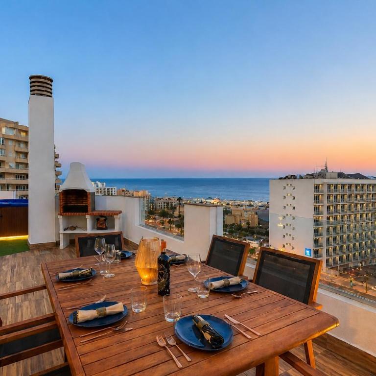 Luxury Penthouse Sea Views- Jacuzzi - Apartment mit 3 Schlafzimmern - 1