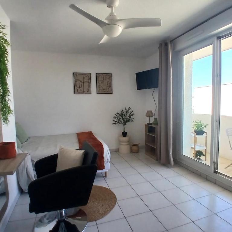 Mediterranean cocoon parking loggia washing machine - Appartement 1 Chambre - 19