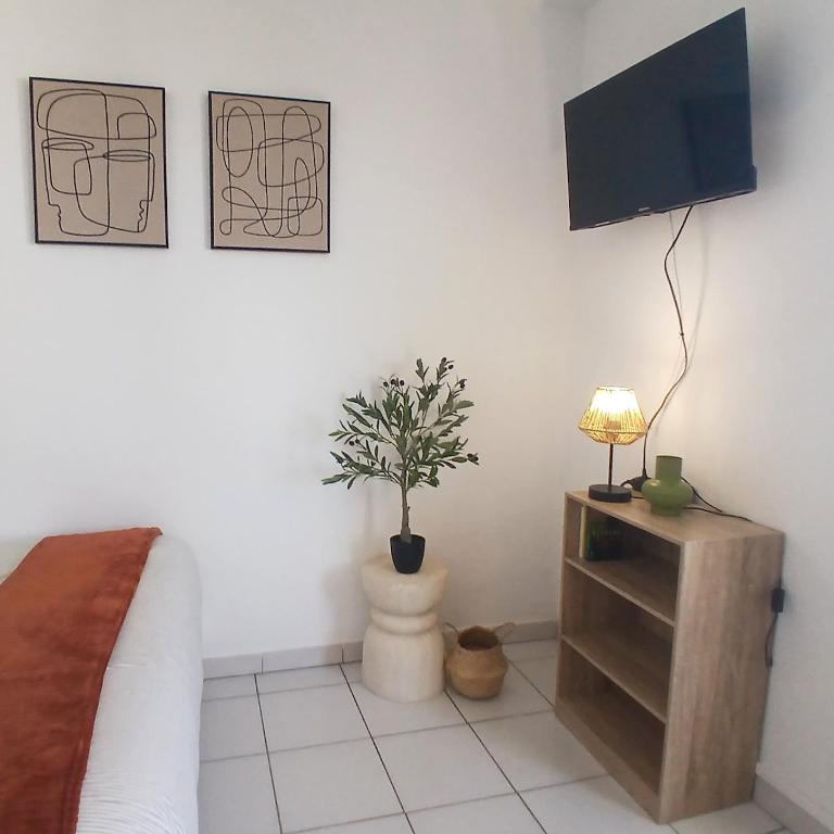 Mediterranean cocoon parking loggia washing machine - Appartement 1 Chambre - 28