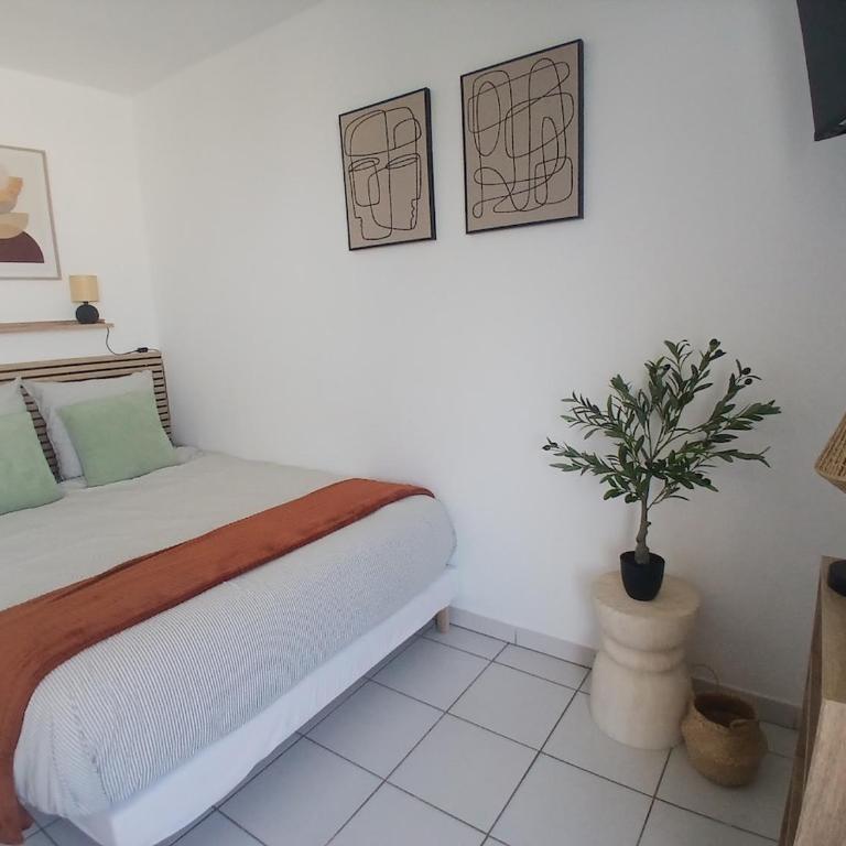 Mediterranean cocoon parking loggia washing machine - Appartement 1 Chambre - 29