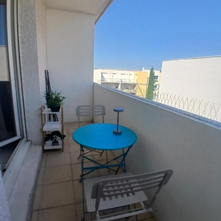 Mediterranean cocoon parking loggia washing machine - Appartement 1 Chambre - 21