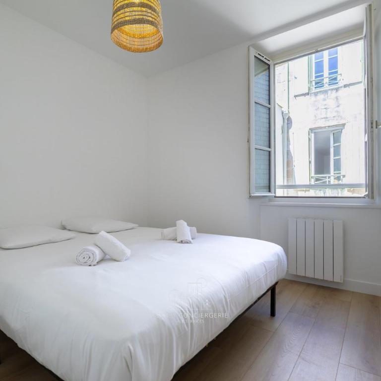 La Rochelle centre : 6 personnes-2ch, Vieux-Port proche - Appartement 2 Chambres - Vue sur Ville - 8