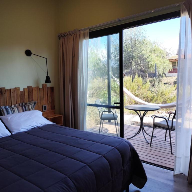 Posada sustentable Los Chañares con vista a la montaña - Habitación Doble con terraza - 18